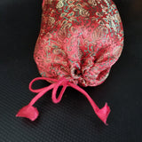 Silk cervical neck rest in tangerine — Eight Meridian